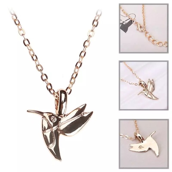 3/$15 🎉Gold plated bird necklace - Picture 6 of 8